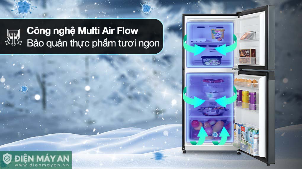 Tủ Lạnh Toshiba Inverter 180 Lít GR-RT234WE-PMV(52) - công nghệ làm lạnh và bảo quản thực phẩm